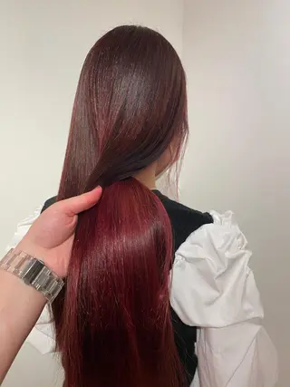 ロング 西岡 あつみ/ 堀江美容室のヘアスタイル