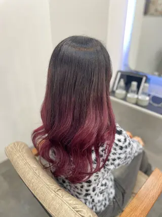 ロング カラー ヘアアレンジ ナチュラル🌿垢抜け 福澤ゆきあのヘアスタイル