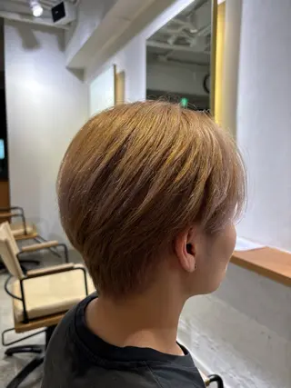 ショート カラー メンズ ナルカワ アユミのヘアスタイル
