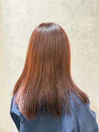 ロング 艶カラー×デザイン カラー特化/値賀大樹のヘアスタイル