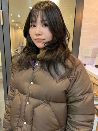 ロング レイヤー/暖色/ 髪質改善/永礼芳果のヘアスタイル