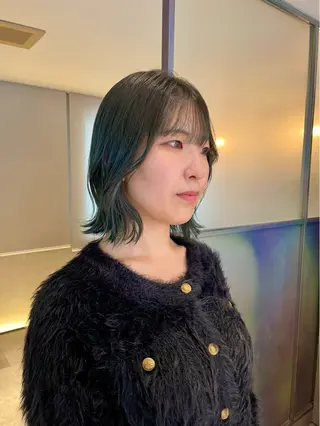 ミディアム GO TODAY SHAiRE SALON 原宿本店所属・REINA/ブリーチ /ハイトーン/原宿のヘアスタイル