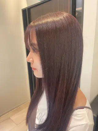 カラー 江田 彩那のヘアスタイル