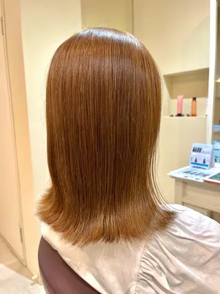 ミディアム カラー mulum所属・髪質改善/艶髪/韓国 ヘア[マンツーマン]のヘアスタイル