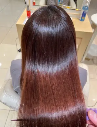 ロング カラー ✨髪質改善縮毛矯正 ✨輿水のヘアスタイル