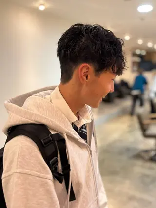 メンズ ☁️RIKA☁️ @ri2_____bのヘアスタイル