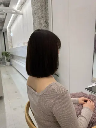 ミディアム 名古屋/伏見/花屋 併設/不破新のヘアスタイル