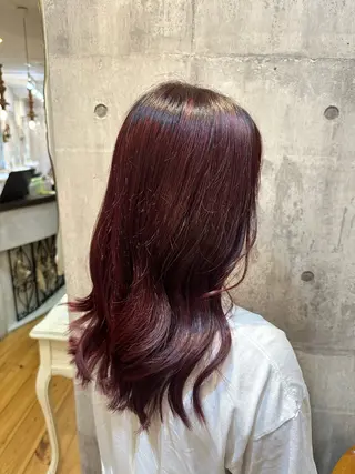 ロング カラー hair make rely所属・渡部 楓葉のヘアスタイル