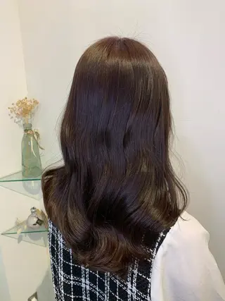 ロング 透けるbrown カラー🎗♡yukaのヘアスタイル