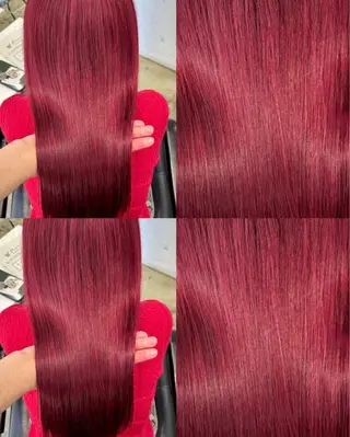 ロング カラー とろける艶髪レイヤー カット髪質改善しゅんのヘアスタイル