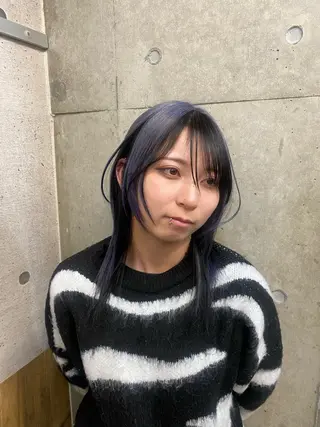 ミディアム ARUE所属・ブリーチカラー🎀 LiLi🫧のヘアスタイル