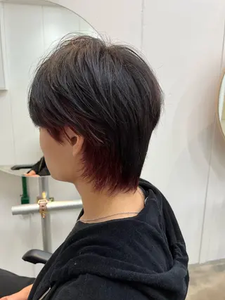 ショート カラー 堀江/心斎橋/西大橋 四ツ橋【Vers】のヘアスタイル