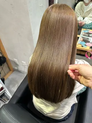 セミロング ✨シルクストレート✨ 美髪髪質改善Yukiのヘアスタイル