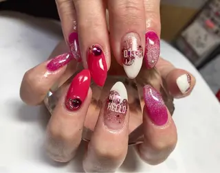 ミディアム ネイル nail yukkoのネイルデザイン