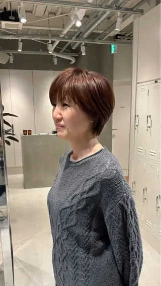 カラー techné所属・塔尾 真那のヘアスタイル