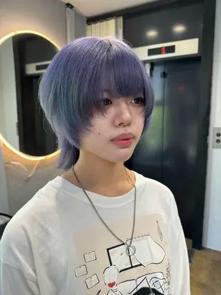 ショート カラー dao/ミルクティー /ブラウン/ブロンドのヘアスタイル