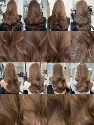 ロング カラー Ardore 韓国風カラー大阪のヘアスタイル