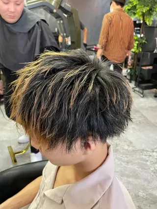 ショート メンズ 篠原 侑作のヘアスタイル