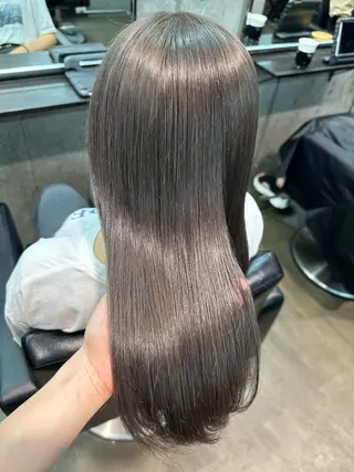 ミディアム 🫧シールエクステ/ 艶カラー🫧アサミ️のヘアスタイル