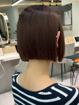 ミディアム カラー ボブ/髪質改善 jionのヘアスタイル