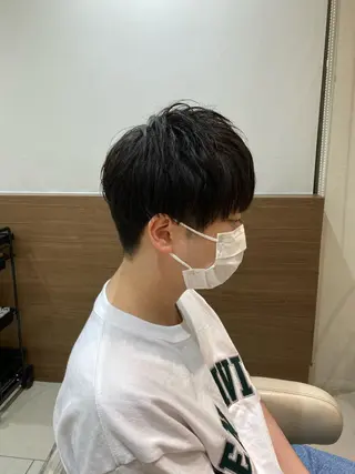 ショート メンズ 縮毛矯正 滝沢尚起のヘアスタイル
