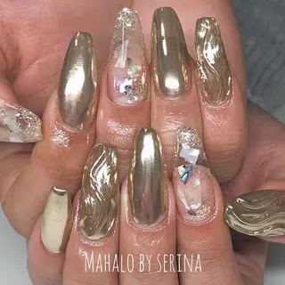 ロング カラー ネイル SUNNY BAE. SERINAのネイルデザイン