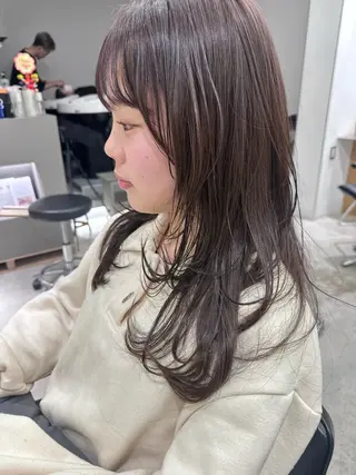 ロング GOAT_茅ヶ崎 キシ サクラのヘアスタイル