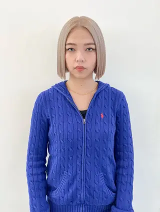 ミディアム カラー つくばUtooe's 副店長　寺沢颯のヘアスタイル