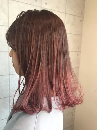 ミディアム カラー knock【ノック】所属・烏丸韓国ヘア🇰🇷 ayaka🎀のヘアスタイル