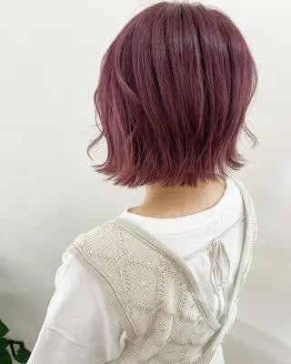 ショート カラー フラム所属・WATANABE MISAKIのヘアスタイル