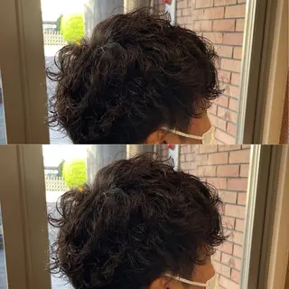 パーマ メンズ 三好春奈 /イルミナカラーのヘアスタイル