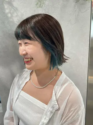 ショート カラー ナチュラル透明感🌱 小山美樹子のヘアスタイル