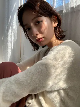 ショート ⭕鏡のような劇艶/ 賀川サトシ⭕️のヘアスタイル