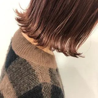 セミロング カラー GLROW haruhiのヘアスタイル