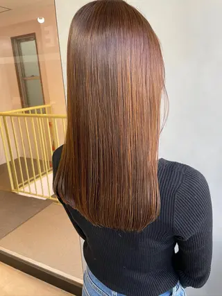 セミロング 🪐SOURCE 塚口　シマブクロ🪐のヘアスタイル