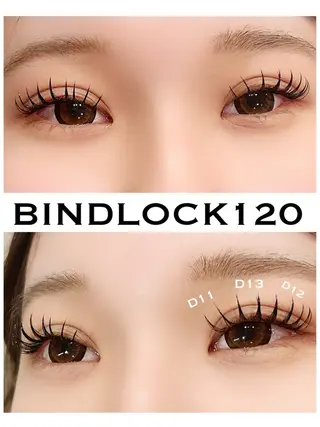 マツエク・マツパ シュガーレイ所属・バインドロック🦋 アンドヘルシーのマツエク・マツパデザイン