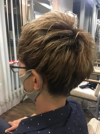 メンズ ＲｅｃｈｅＲｃｈｅ 池袋 【ルシェルシュ】所属・💭メンズ特化 フクダ💭のヘアスタイル