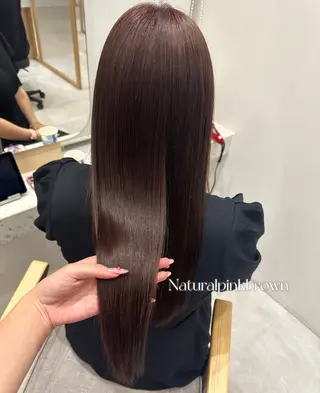 ロング カラー 🍓韓国ヘア レイヤ ーカット🍓笠原 葵のヘアスタイル