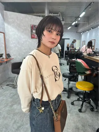 ショート C'LD Hair Produce【シールドヘアープロデュース】所属・シールドヘアー/那覇 /縮毛矯正/ブリーチのヘアスタイル