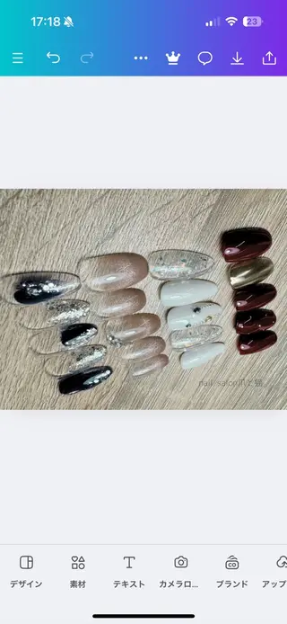 ネイル パラジェル登録店 爪と猫NANAMIのネイルデザイン