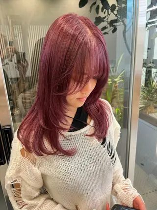 ロング belle   表参道　terrace所属・抜きっぱなしブロンド /ハイトーン/カナタのヘアスタイル