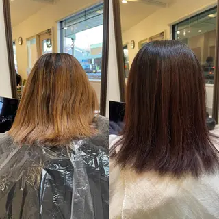 ミディアム fleur所属・津田 あかねのヘアスタイル