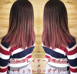 セミロング テトネ タカシのヘアスタイル