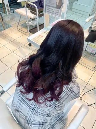 セミロング カラー ブリーチ/ヘアセット 【𝙍𝙞𝙣𝙤】のヘアスタイル