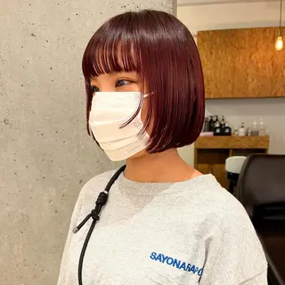 ショート カラー 暖色/パーマ 🌼クニトウメイのヘアスタイル