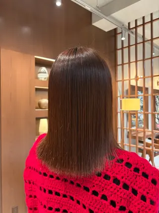 ミディアム 松本 菜花のヘアスタイル