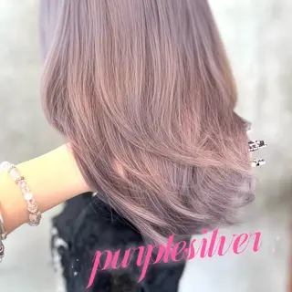 セミロング カラー ✝️🖤 MOMOKI🖤✝️のヘアスタイル