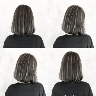 ショート カラー レイヤーカット BLend 渋谷のヘアスタイル