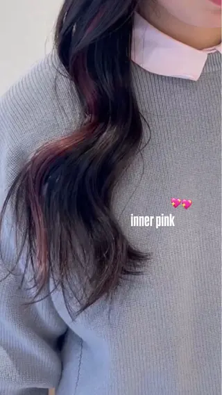 ロング カラー 💖大人韓国ヘア💖 韓国艶カラー【銀座】のヘアスタイル