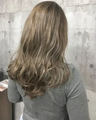セミロング カラー パーマ ヘアアレンジ メンズ キッズ ネイル マツエク・マツパ 新宿駅近♡友達とOK 🦋W -ワット -のヘアスタイル